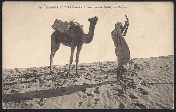 Почтовая карточка. Пустыня Сахара